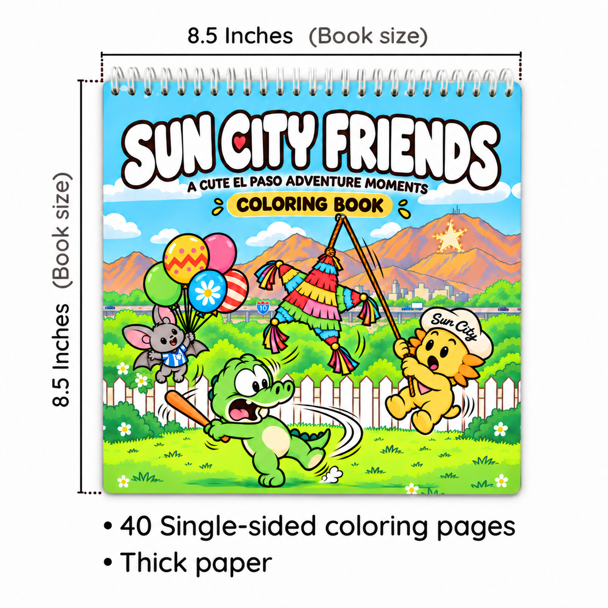 Sun City Friends Coloring Book main product image