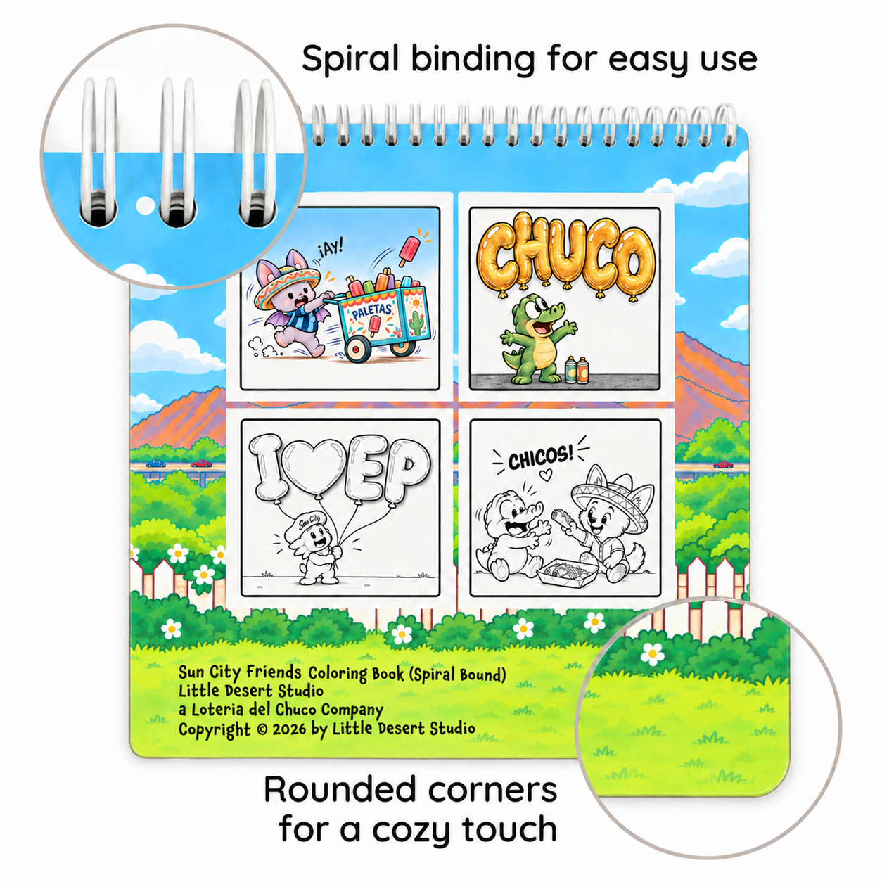 Sun City Friends Coloring Book product preview 2