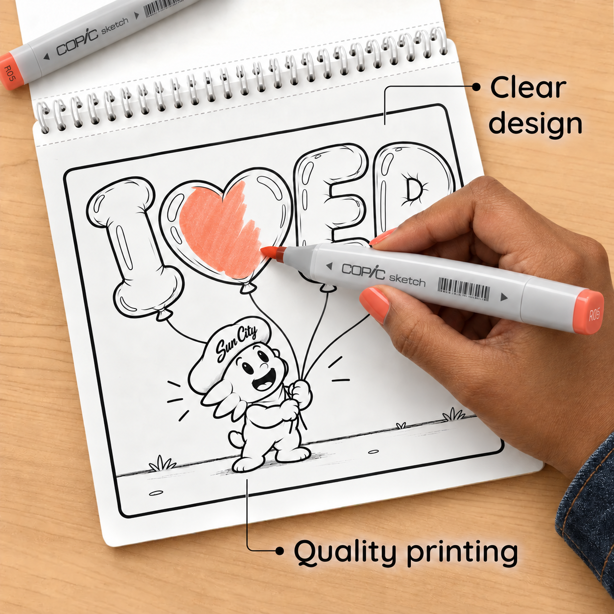 Sun City Friends Coloring Book product preview 3